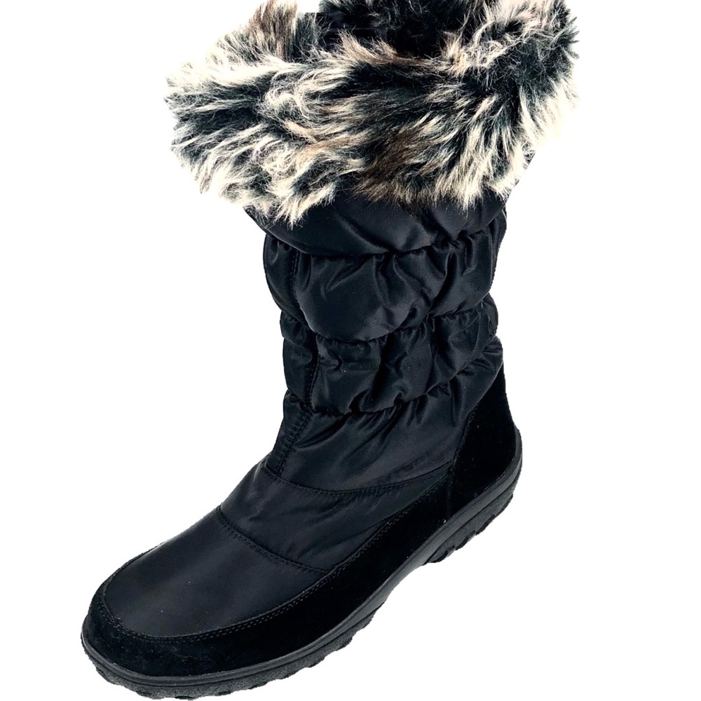 Spring Step Womens Vanish Black Mid Calf Boots Size 41 (US 9.5-10)